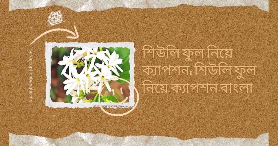 শিউলি ফুল নিয়ে ক্যাপশন