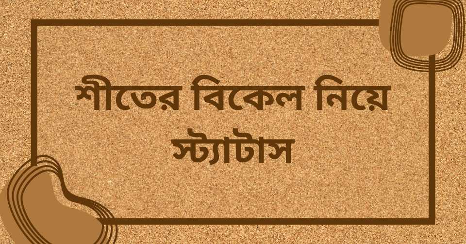 শীতের সকাল নিয়ে ক্যাপশন